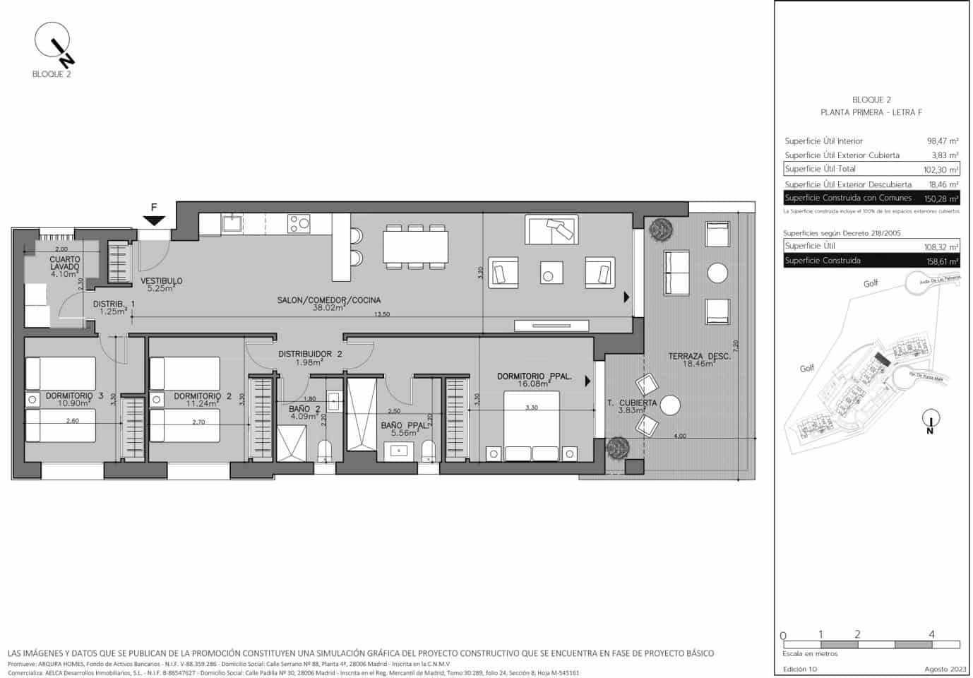 3 quarto Apartamento para venda em La Alcaidesa com piscina garagem - 433 000 € (Ref: 9504756)