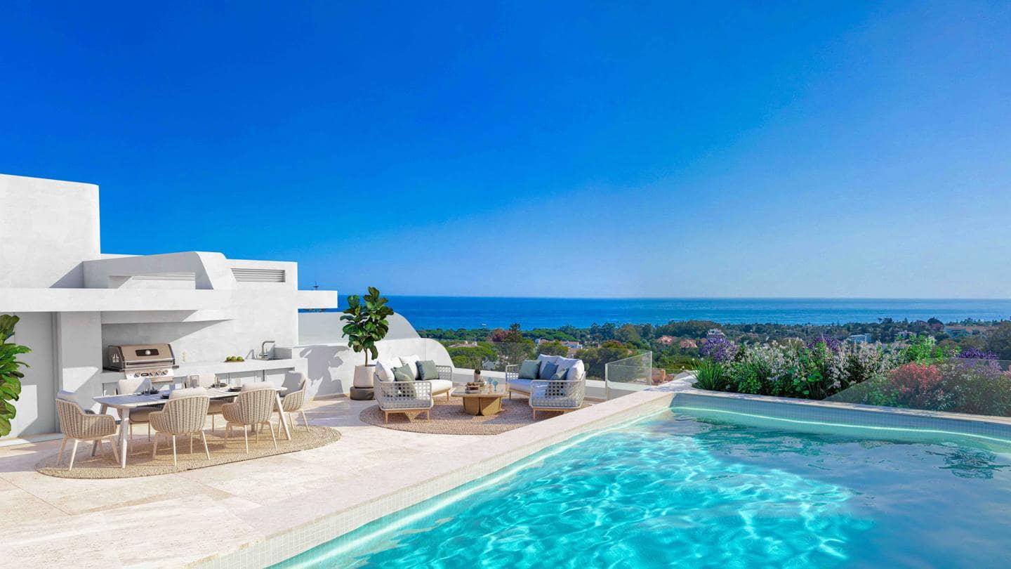 Piso de 3 habitaciones en Marbella en venta con piscina garaje - 1.790.000 € (Ref: 9511227)