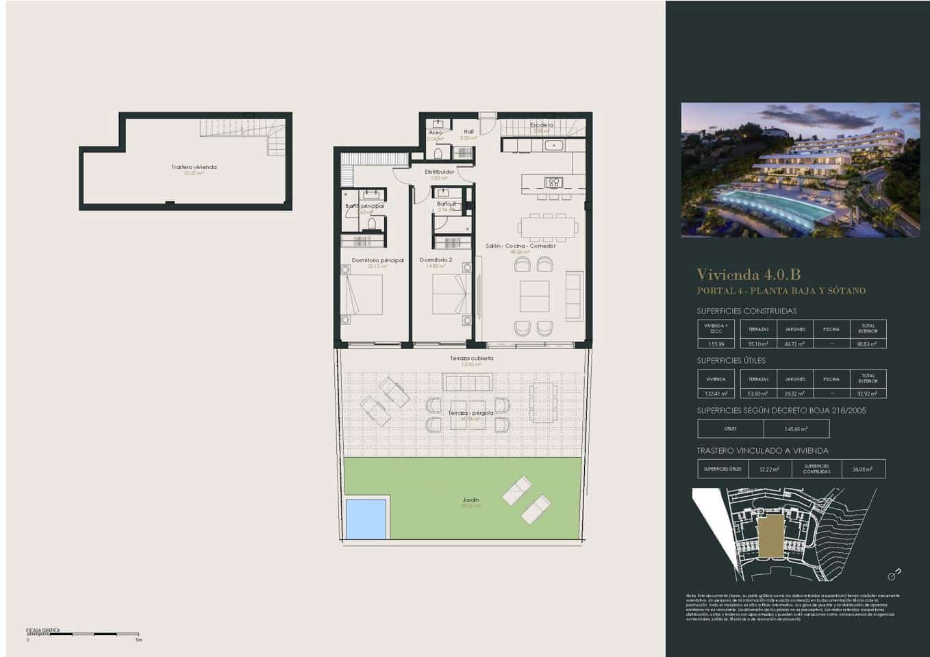 2 quarto Apartamento para venda em Benahavis com piscina garagem - 1 045 000 € (Ref: 9532569)