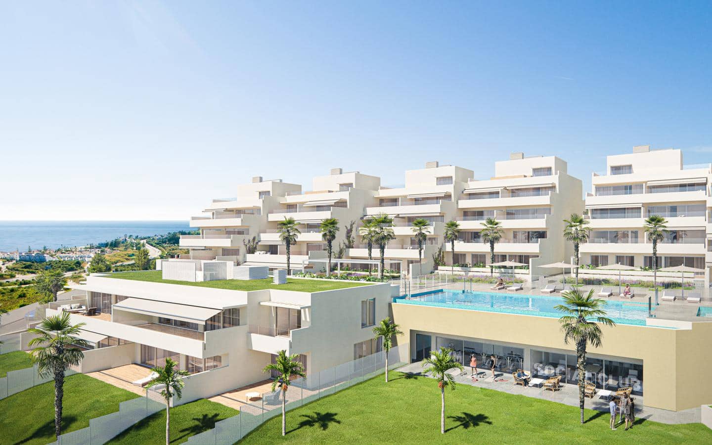 2 soverom Leilighet til salgs i Estepona med svømmebasseng garasje - € 570 000 (Ref: 9532786)