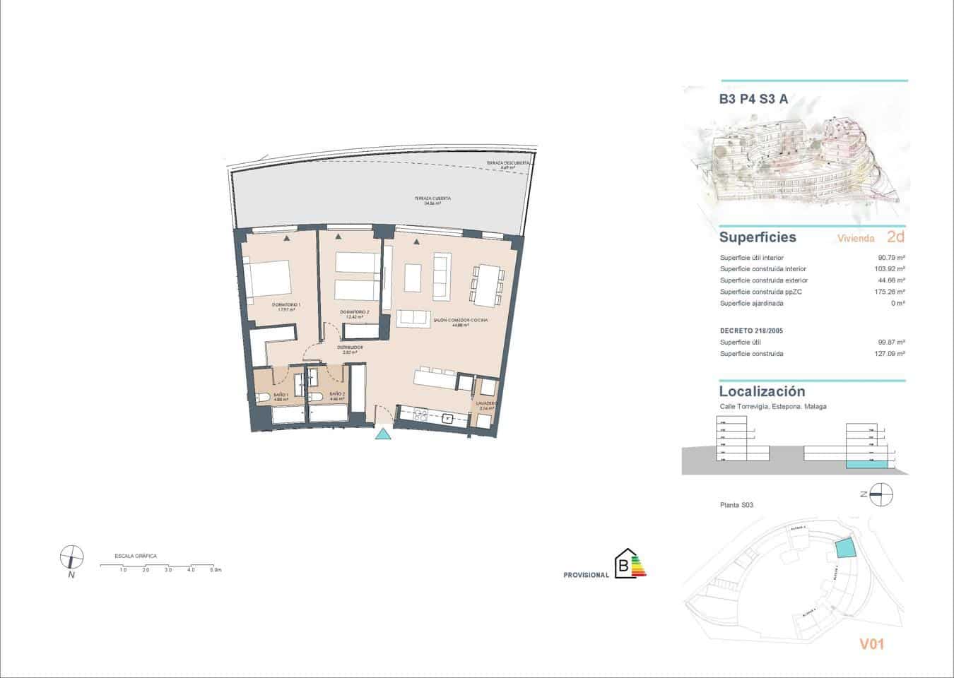 2 bedroom Flat for sale in New Golden Mile with pool garage - € 420,000 (Ref: 9534876)