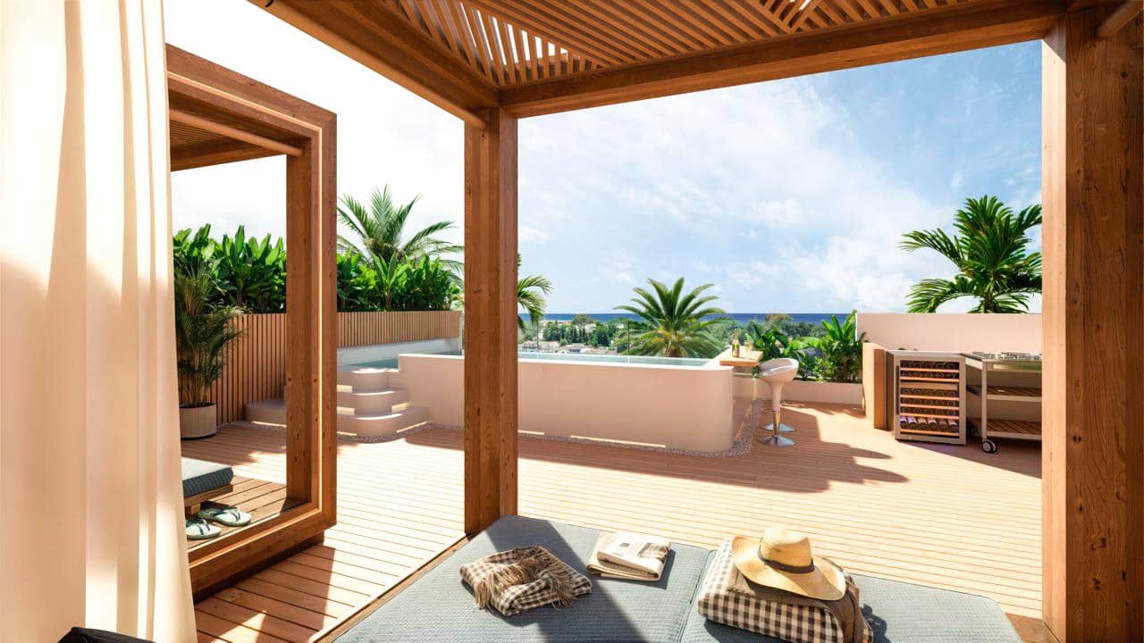 Piso de 4 habitaciones en Marbella en venta con piscina garaje - 1.000.000 € (Ref: 9535218)