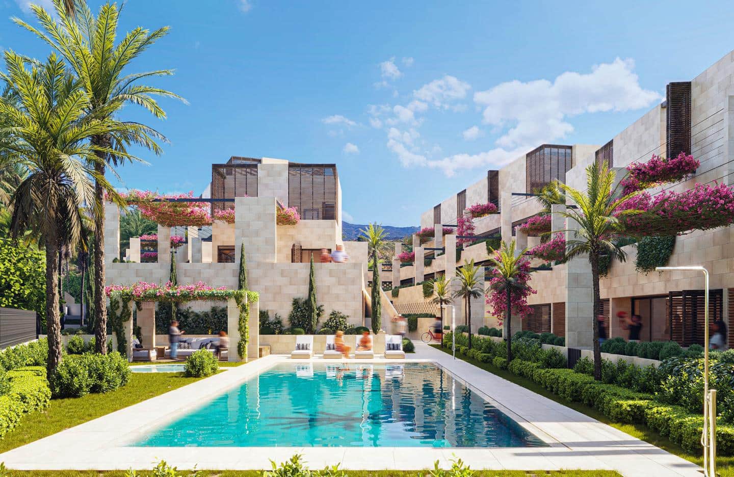 3 soverom Leilighet til salgs i New Golden Mile med svømmebasseng garasje - € 724 000 (Ref: 9557340)