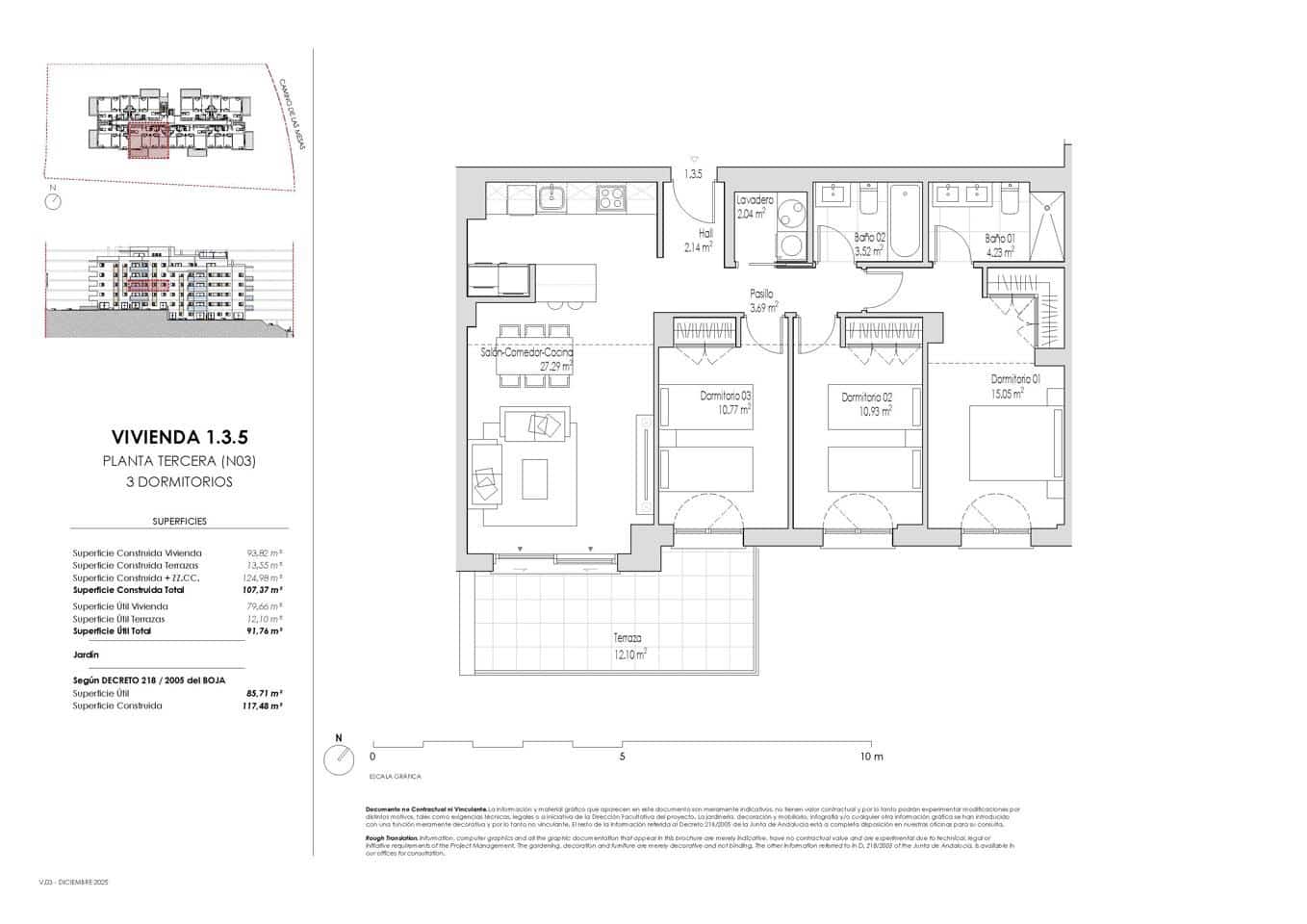 3 soverom Leilighet til salgs i Estepona med svømmebasseng garasje - € 545 000 (Ref: 9572203)