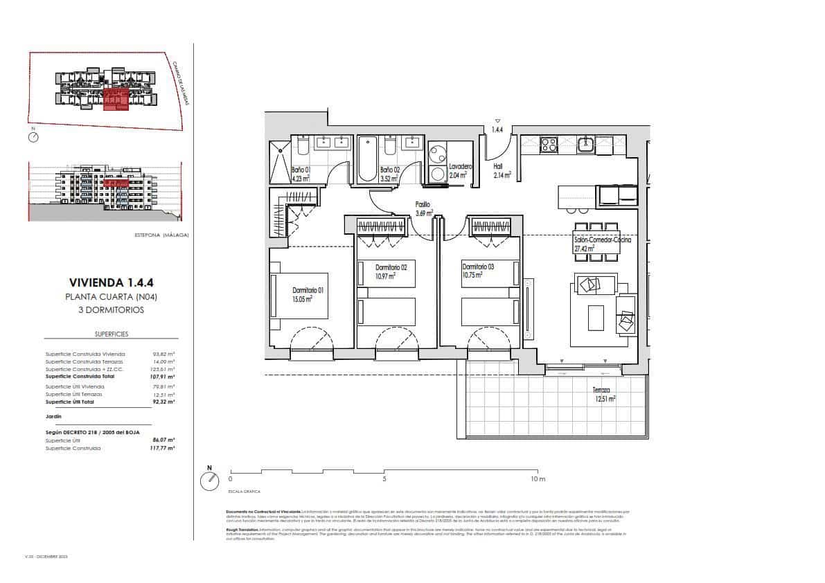 3 chambre Appartement à vendre à Estepona avec piscine garage - 575 000 € (Ref: 9572203)