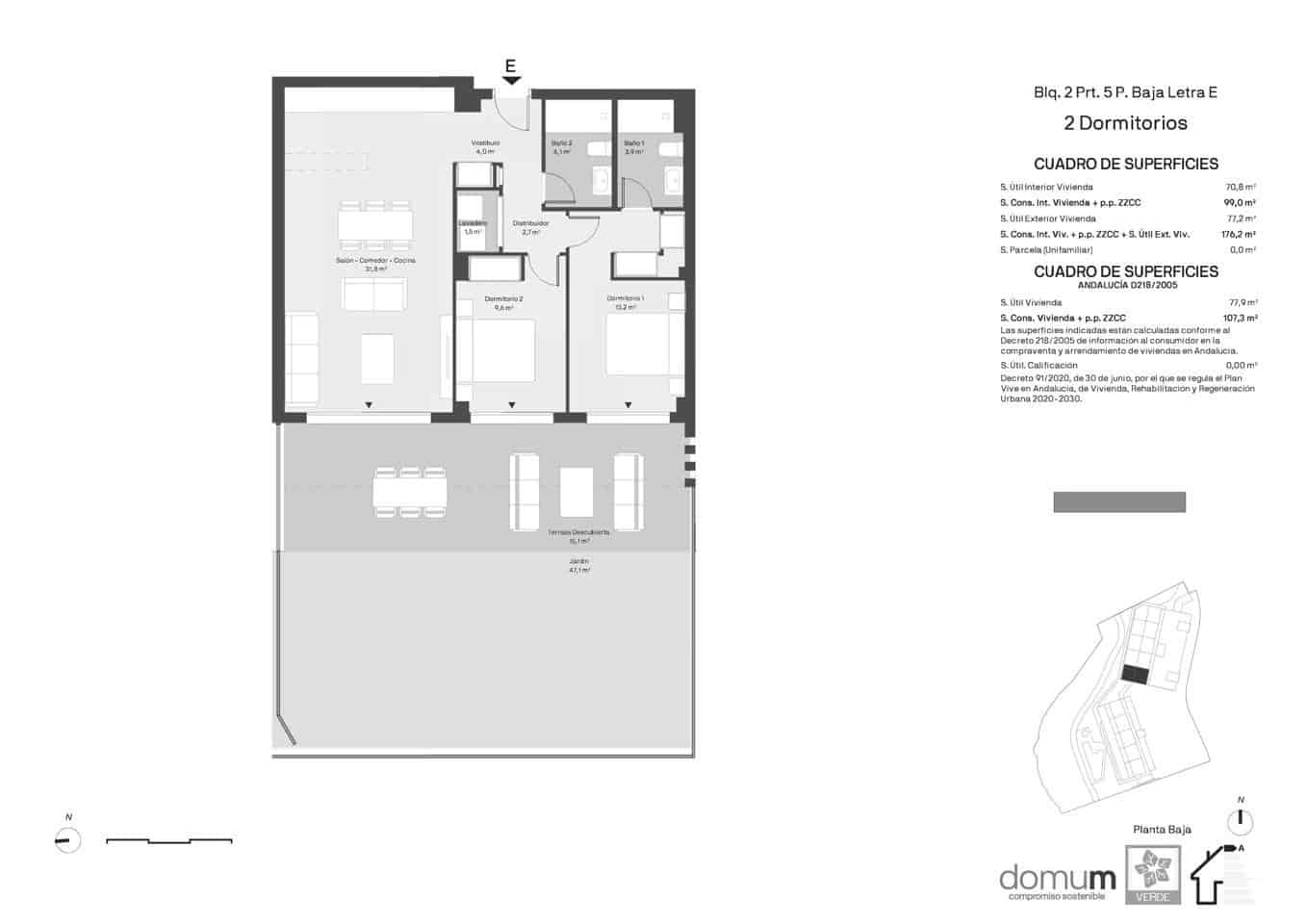 2 makuuhuone Asunto myytävänä paikassa New Golden Mile mukana uima-altaan 
autotalli - 482 000 € (Ref: 9609615)