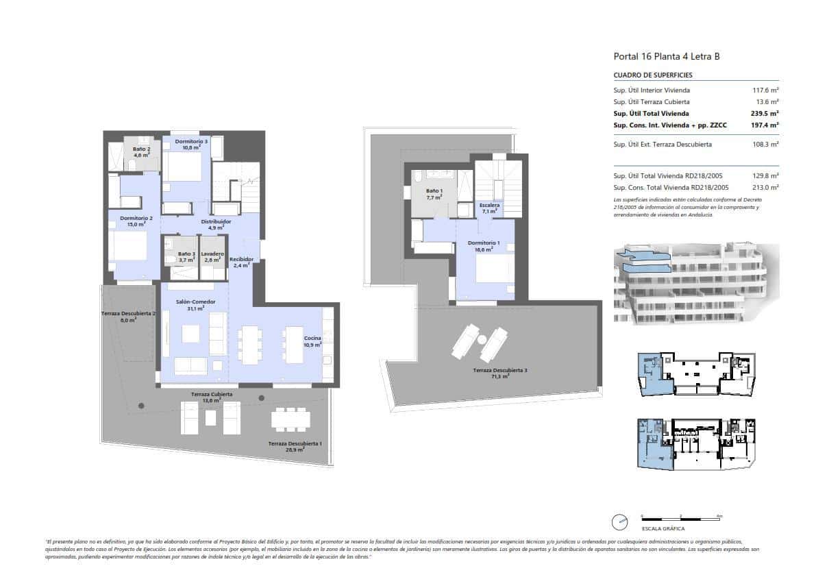 Piso de 3 habitaciones en Marbella en venta con piscina garaje - 1.065.000 € (Ref: 9613929)