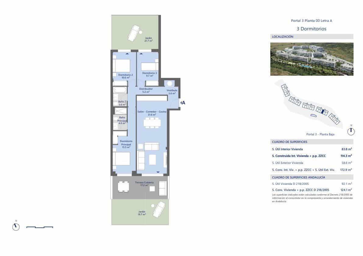 3 sovrum Lägenhet till salu i Bahia Dorada med pool garage - 420 000 € (Ref: 9614149)