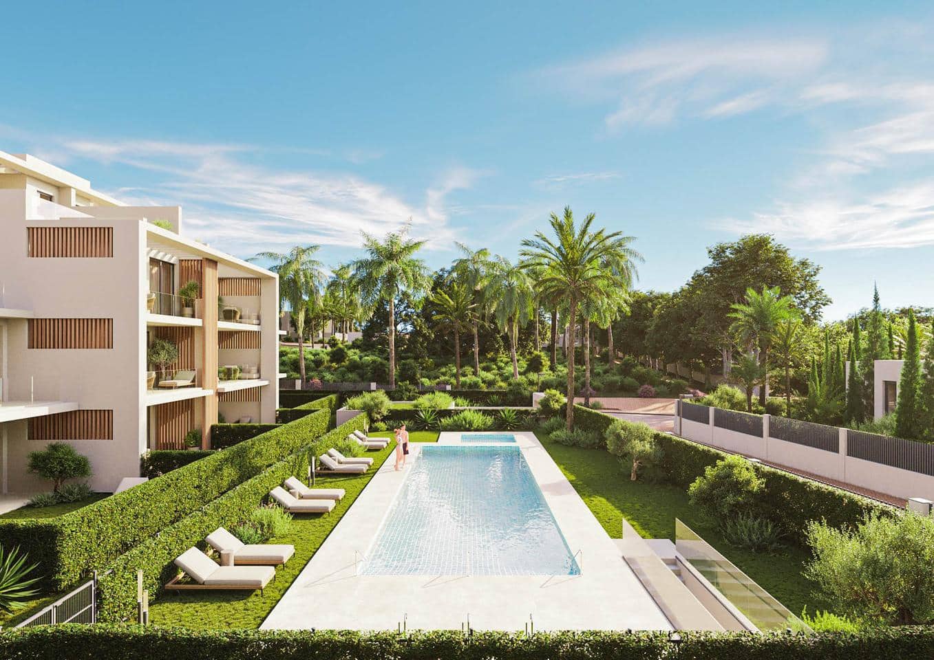 3 sovrum Lägenhet till salu i New Golden Mile med pool garage - 1 270 000 € (Ref: 9620658)