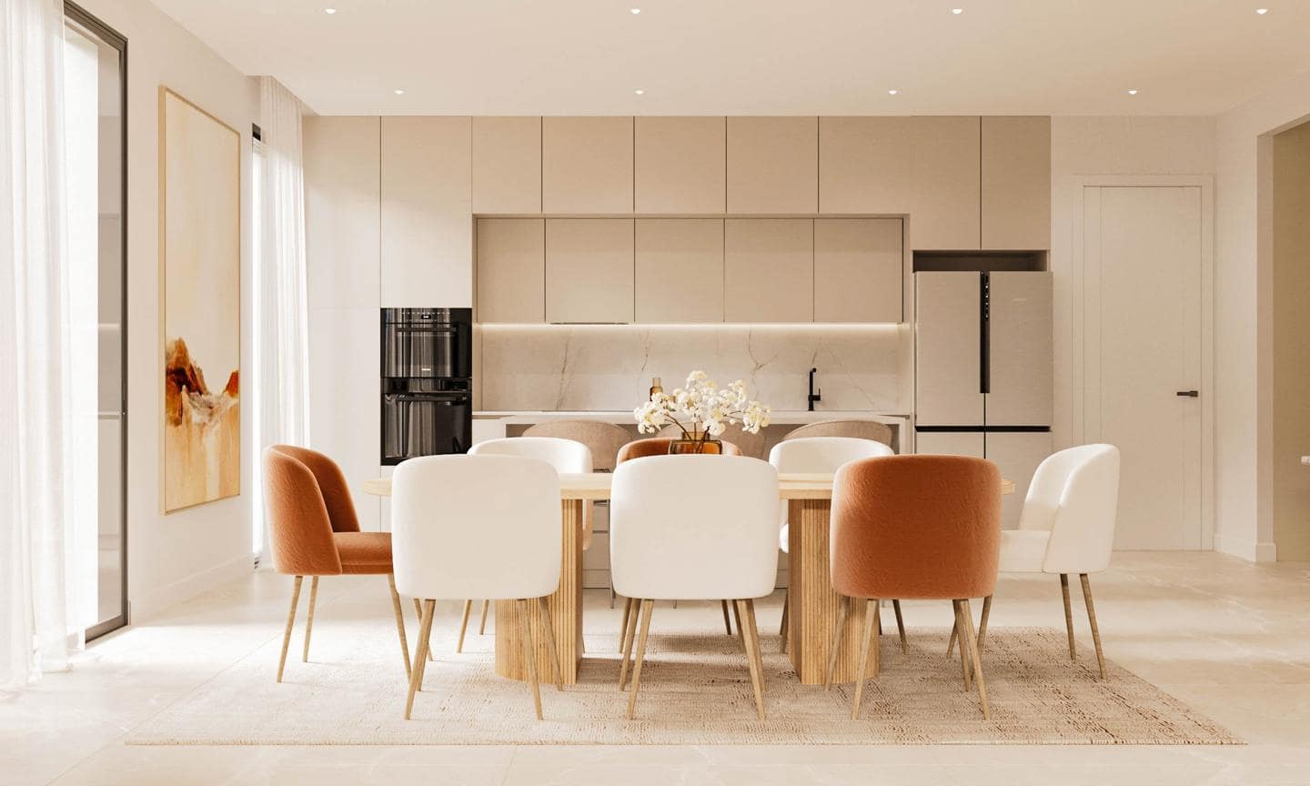 3 sovrum Lägenhet till salu i New Golden Mile med pool garage - 810 000 € (Ref: 9620660)