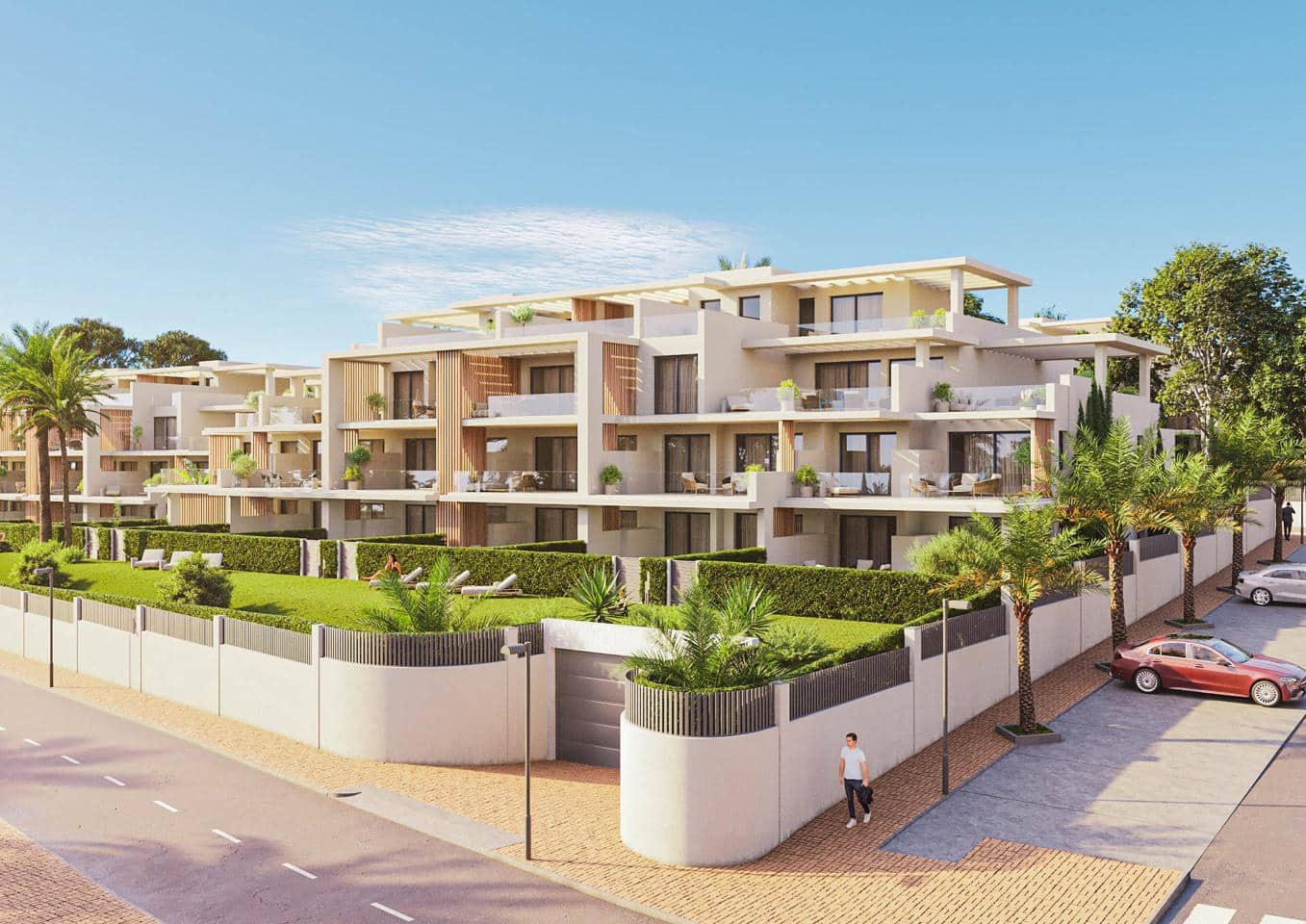 3 sovrum Lägenhet till salu i New Golden Mile med pool garage - 810 000 € (Ref: 9620660)