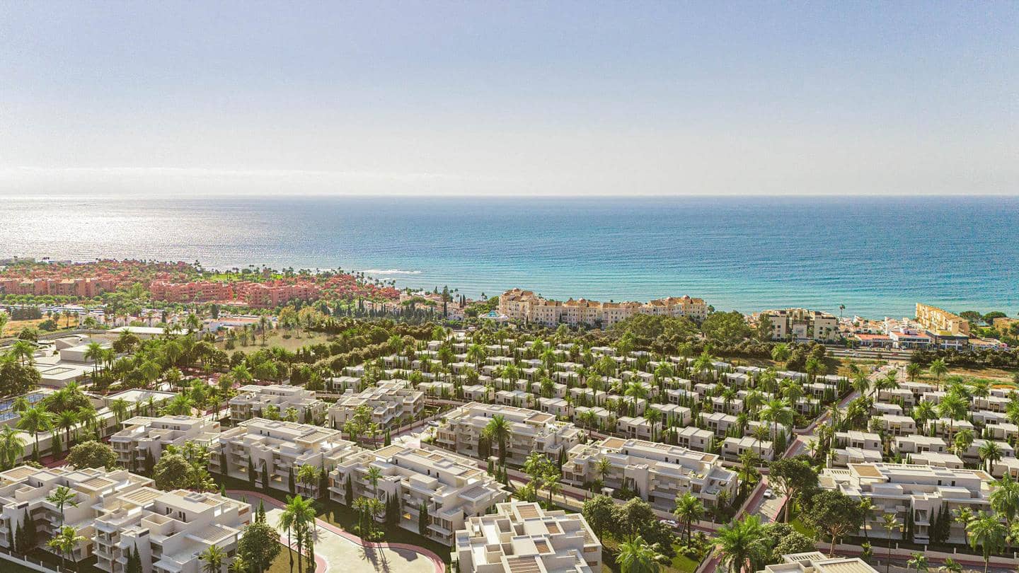 3 sovrum Lägenhet till salu i New Golden Mile med pool garage - 810 000 € (Ref: 9620660)