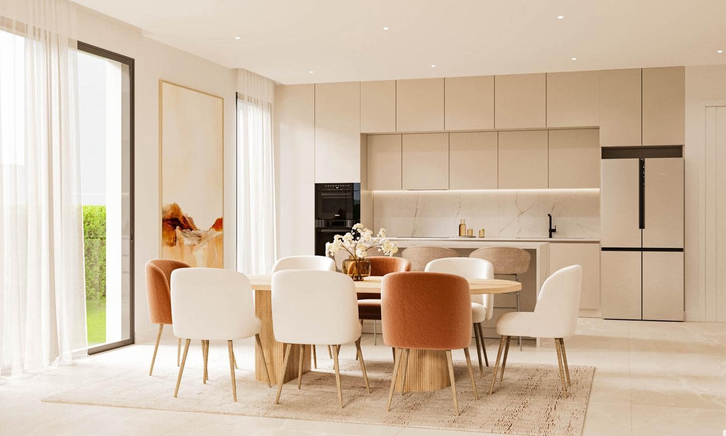 3 sovrum Lägenhet till salu i New Golden Mile med pool garage - 805 000 € (Ref: 9620661)