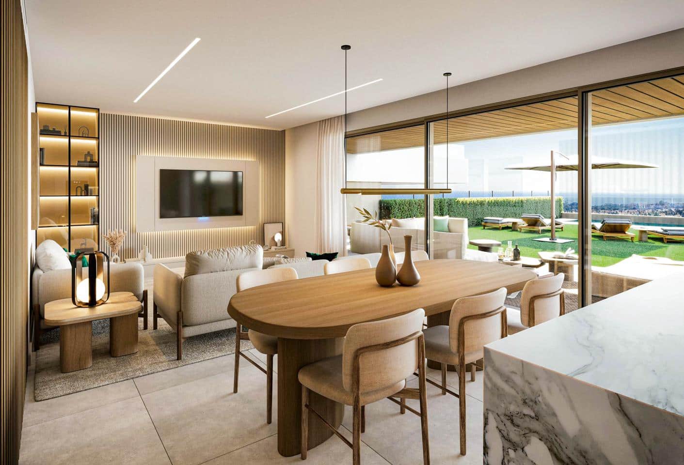 2 sypialnia Mieszkanie na sprzedaż w El Paraiso z basenem garażem - 609 000 € (Ref: 9631529)