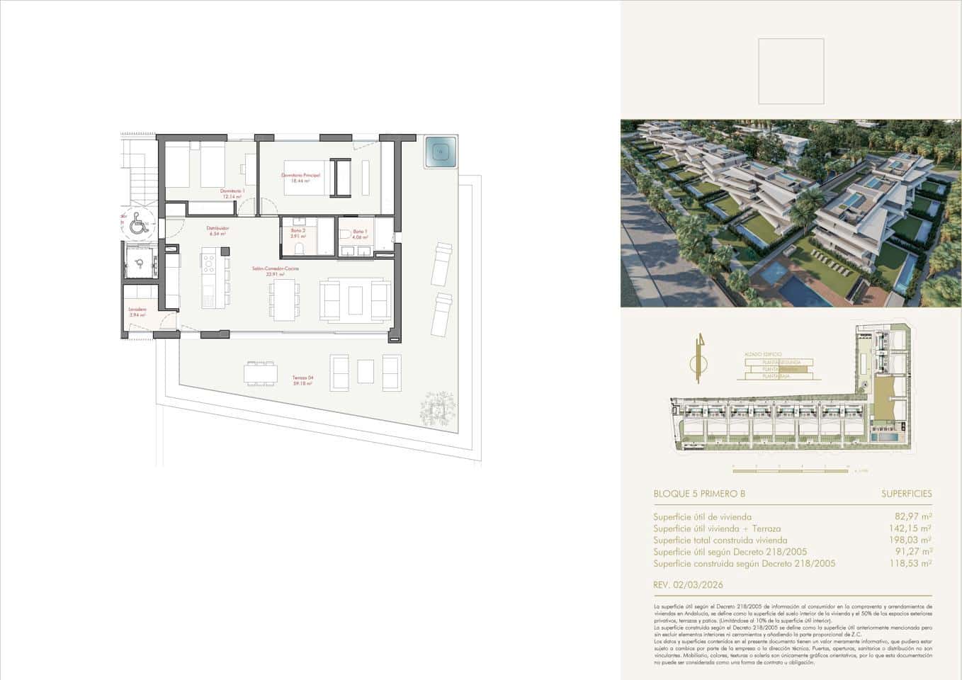 2 soverom Leilighet til salgs i New Golden Mile med svømmebasseng garasje - € 549 000 (Ref: 9650562)