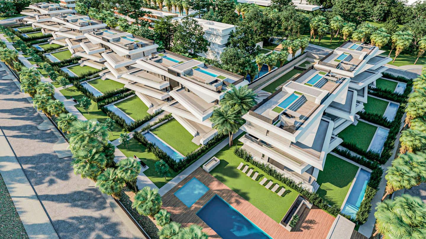 2 soverom Leilighet til salgs i New Golden Mile med svømmebasseng garasje - € 549 000 (Ref: 9650562)