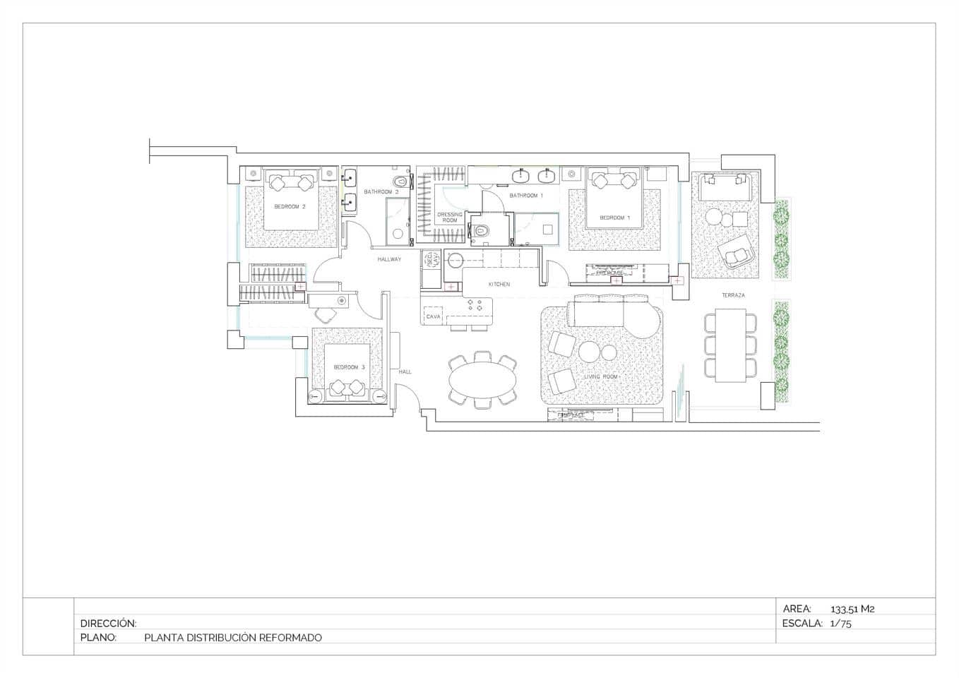 3 camera da letto Appartamento in vendita in New Golden Mile con piscina garage - 1.995.000 € (Rif: 9653123)