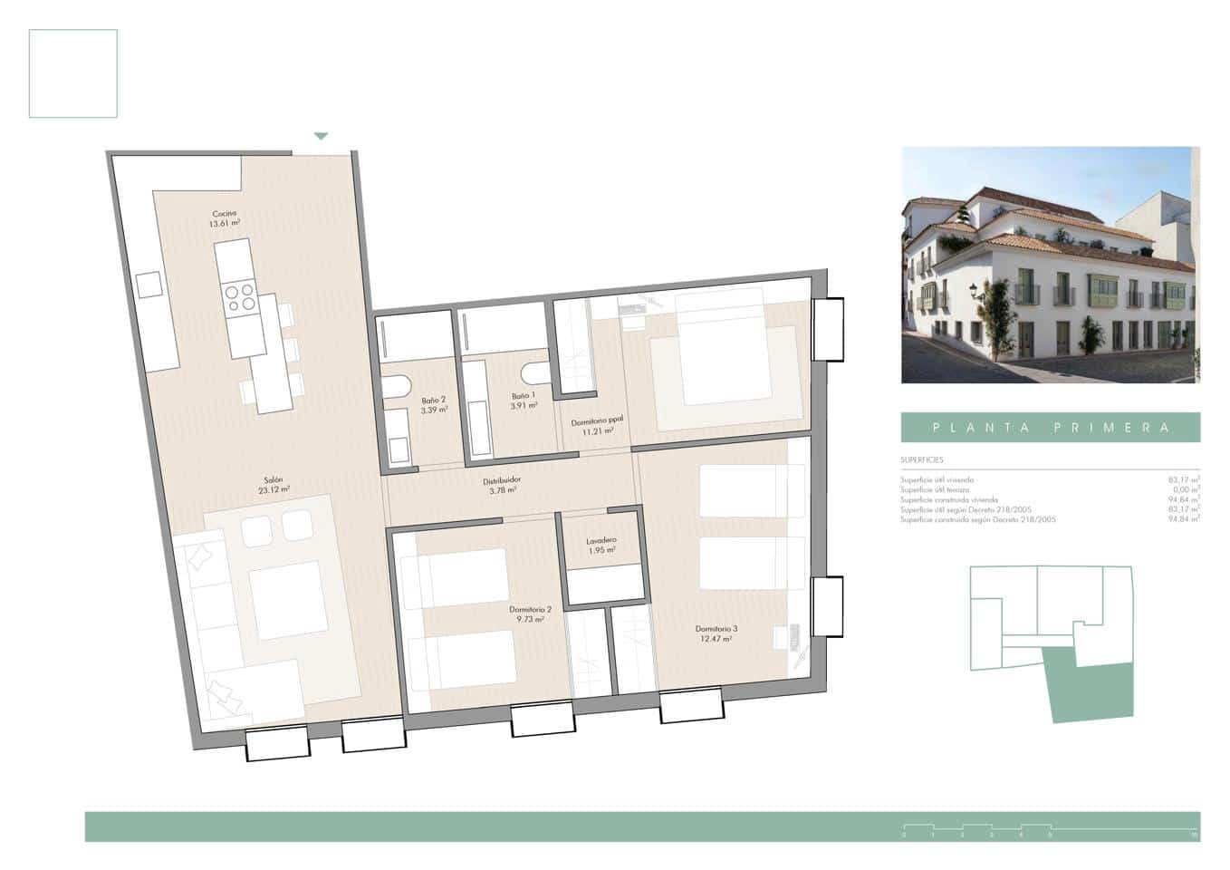 3 makuuhuone Asunto myytävänä paikassa Estepona mukana 
autotalli - 895 000 € (Ref: 9656851)