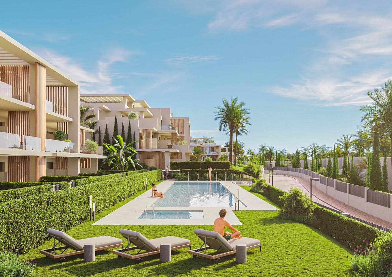 3 soverom Leilighet til salgs i New Golden Mile med svømmebasseng garasje - € 1 270 000 (Ref: 9665240)