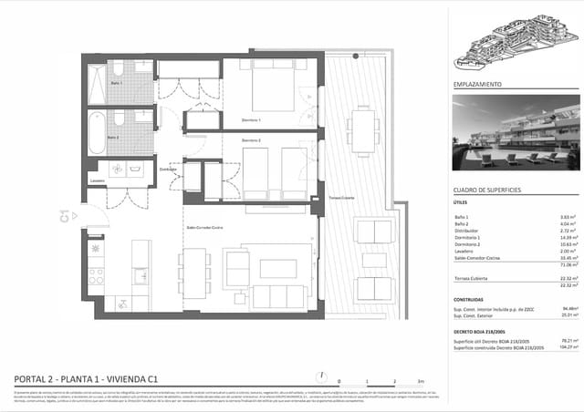 2 sovrum Lägenhet till salu i Zona Calvario, Estepona med pool garage - 501 000 € (Ref: 9700038)
