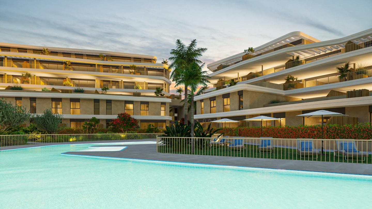 3 soveværelse Lejlighed til salg i New Golden Mile med swimmingpool garage - € 451.000 (Ref: 9714026)