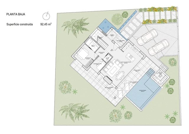 4 soveværelse Villa til salg i Buenas Noches, Estepona med swimmingpool garage - € 1.400.000 (Ref: 9810445)
