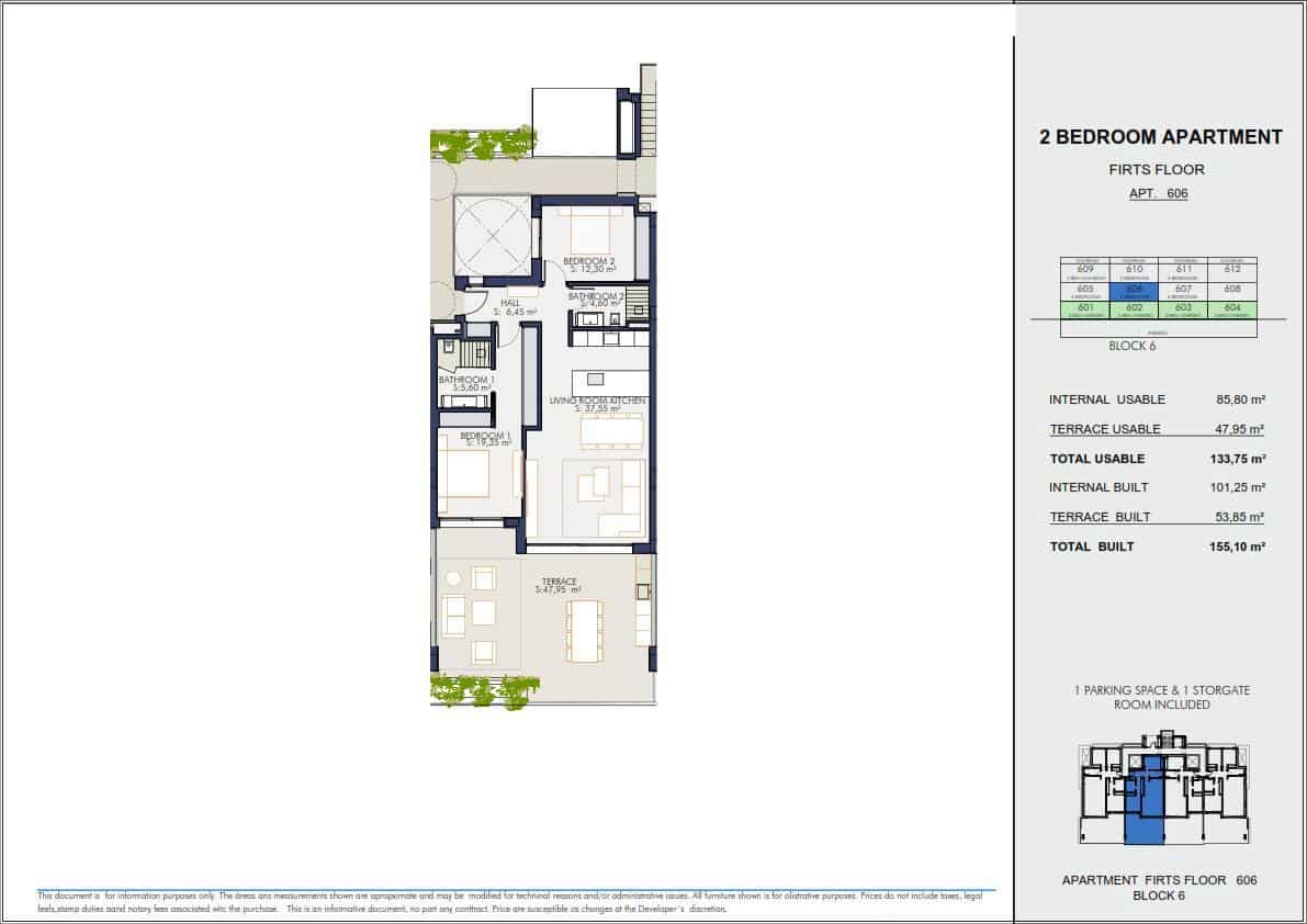 2 Zimmer Wohnung zu verkaufen in El Padron mit Pool Garage - 674.685 € (Ref: 9978085)