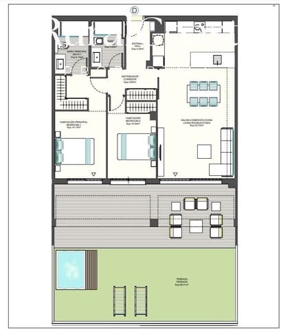 2 soveværelse Lejlighed til salg i Golf Bahía, Finestrat med swimmingpool garage - € 440.000 (Ref: 7297233)