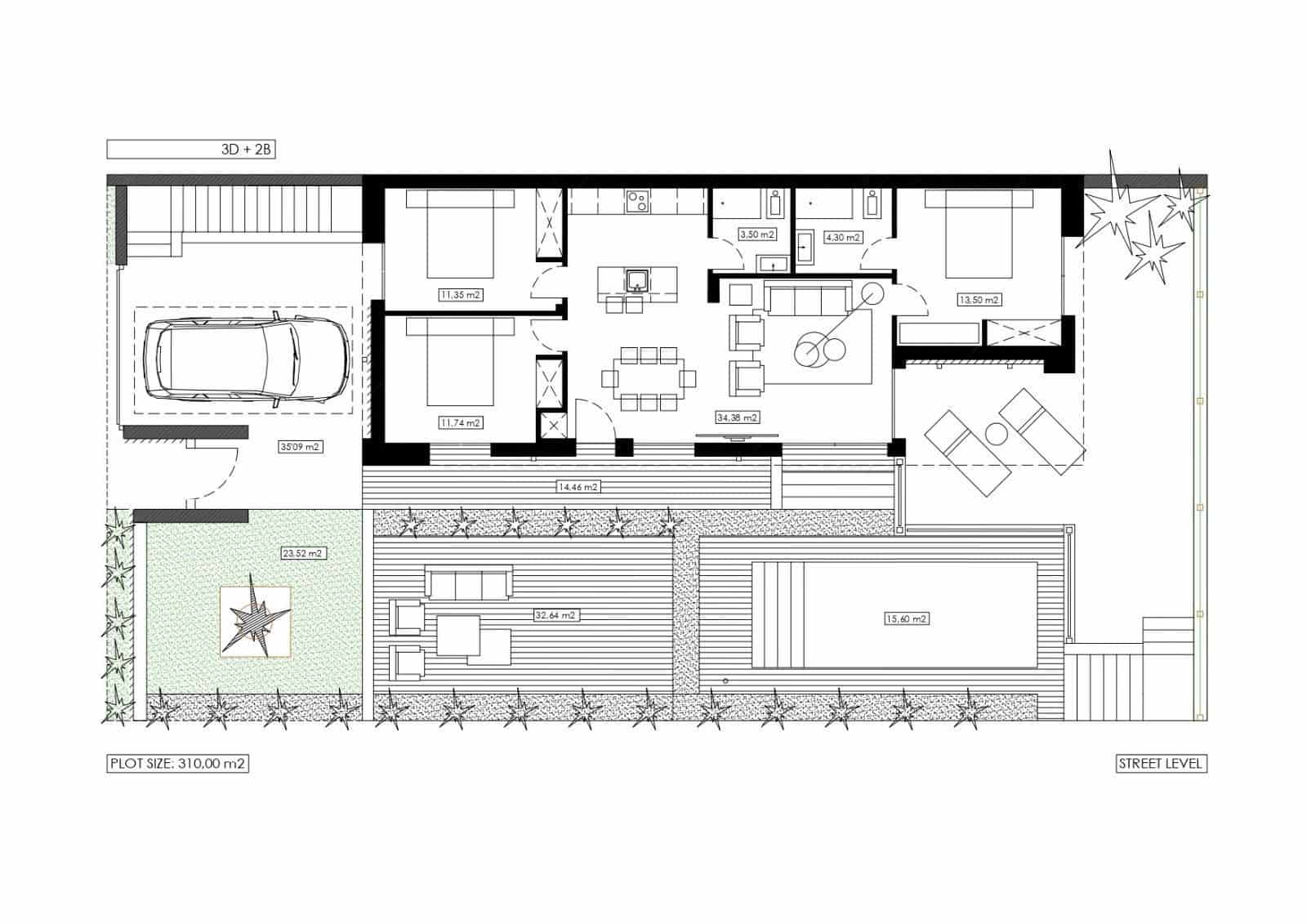 3 soverom Villa til salgs i Finestrat med svømmebasseng garasje - € 479 000 (Ref: 7349325)