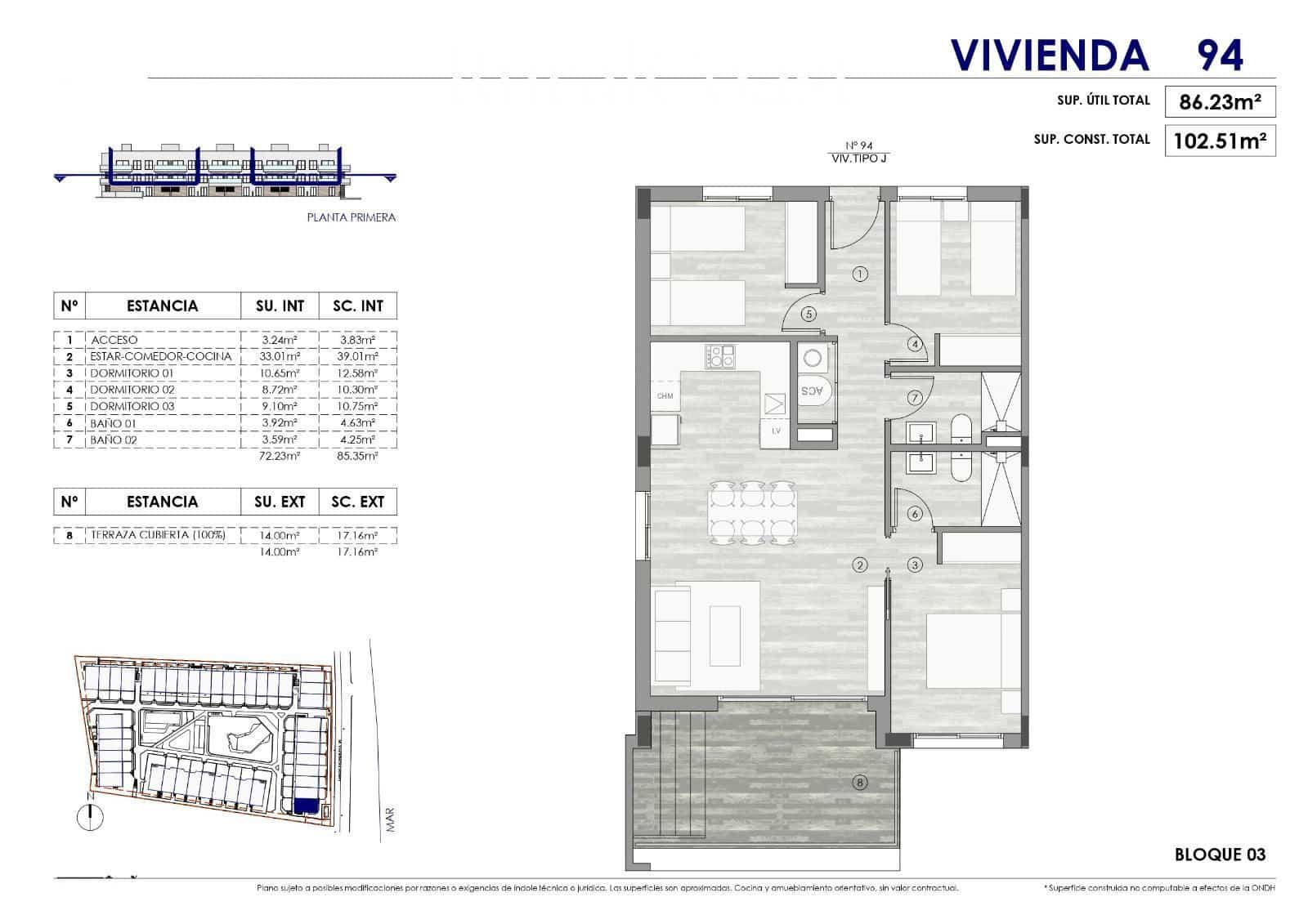 2 bedroom Flat for sale in Gran Alacant with pool garage - € 315,000 (Ref: 8165724)