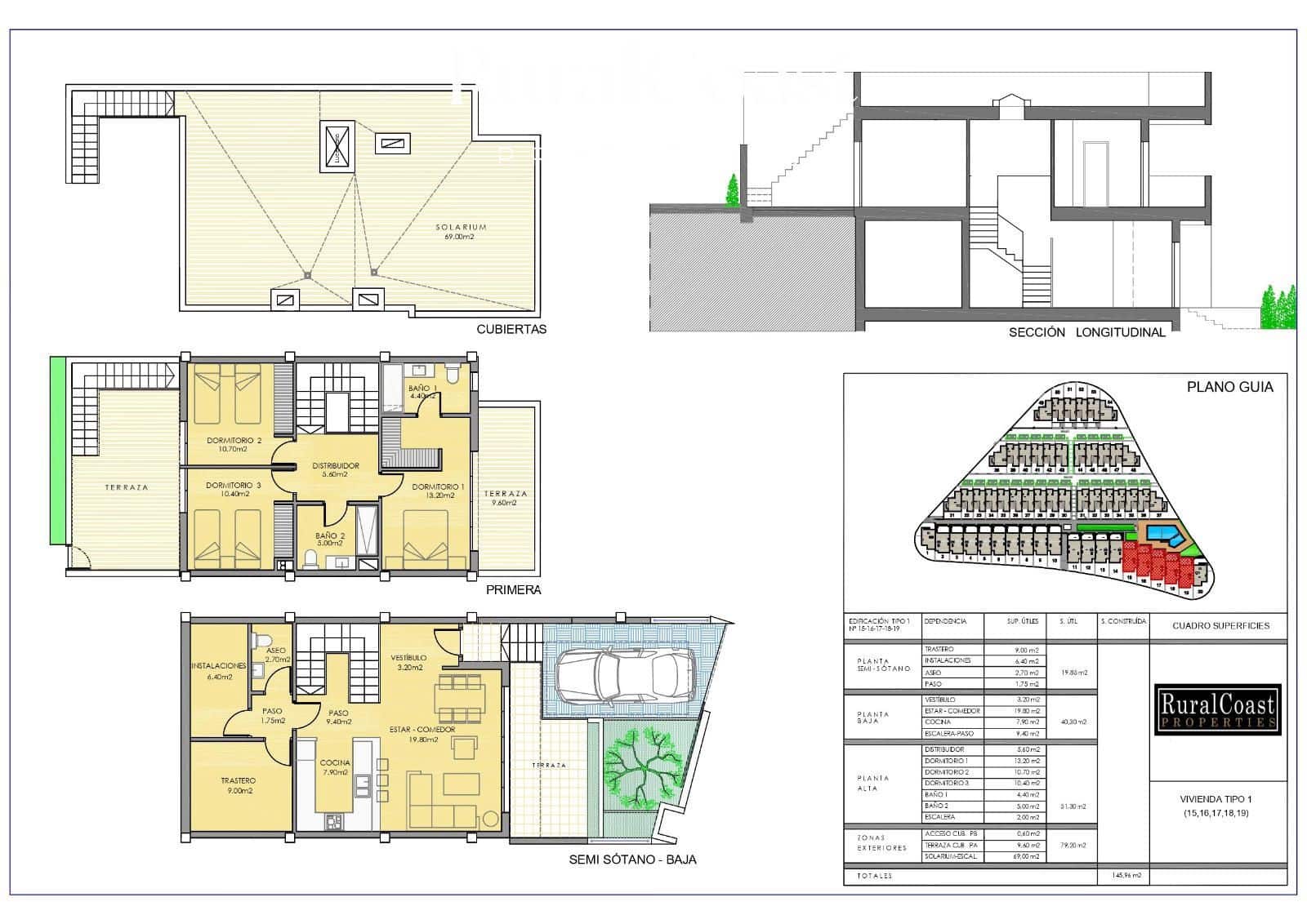 3 soveværelse Bungalow til salg i Monforte del Cid med swimmingpool garage - € 320.000 (Ref: 8310085)