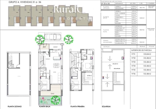 3 soveværelse Bungalow til salg i Monforte del Cid med swimmingpool garage - € 365.000 (Ref: 8310085)