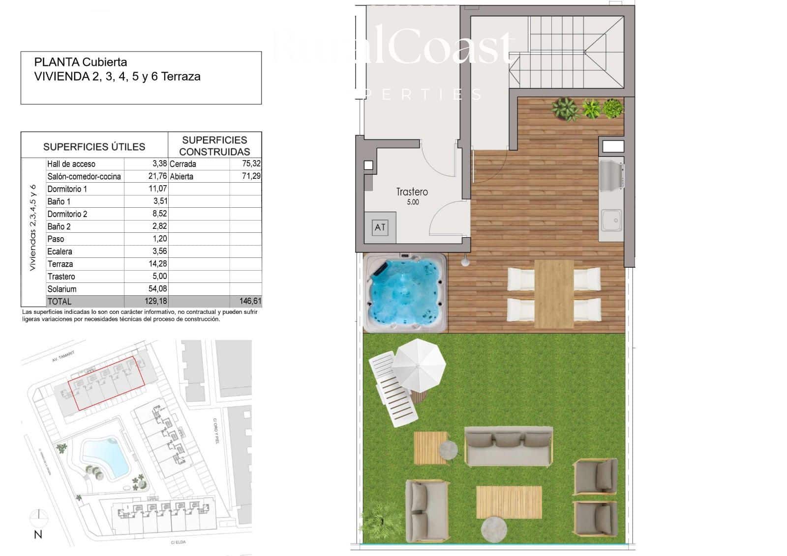 2 slaapkamer Penthouse te koop in Santa Pola met zwembad garage - € 420.000 (Ref: 8383992)