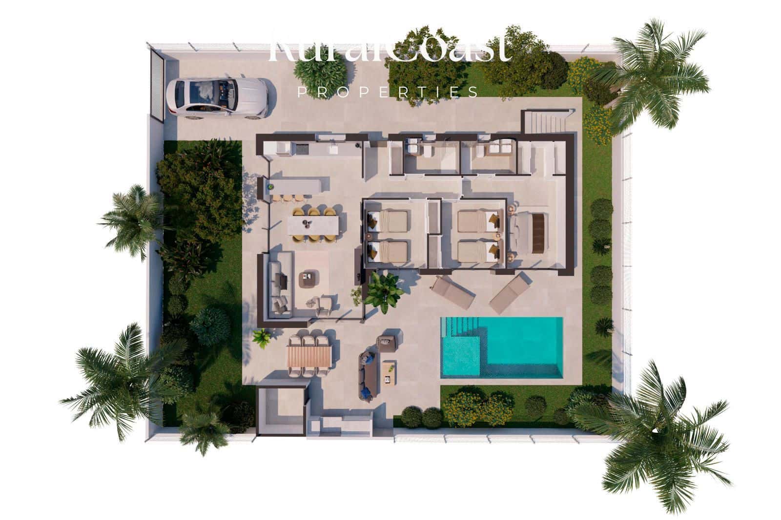 3 Zimmer Haus zu verkaufen in Polop mit Pool Garage - 510.000 € (Ref: 8425913)