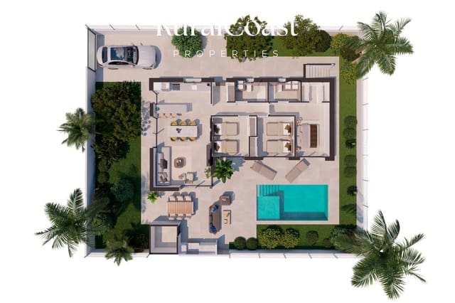 3 Zimmer Haus zu verkaufen in Polop mit Pool Garage - 510.000 € (Ref: 8425913)