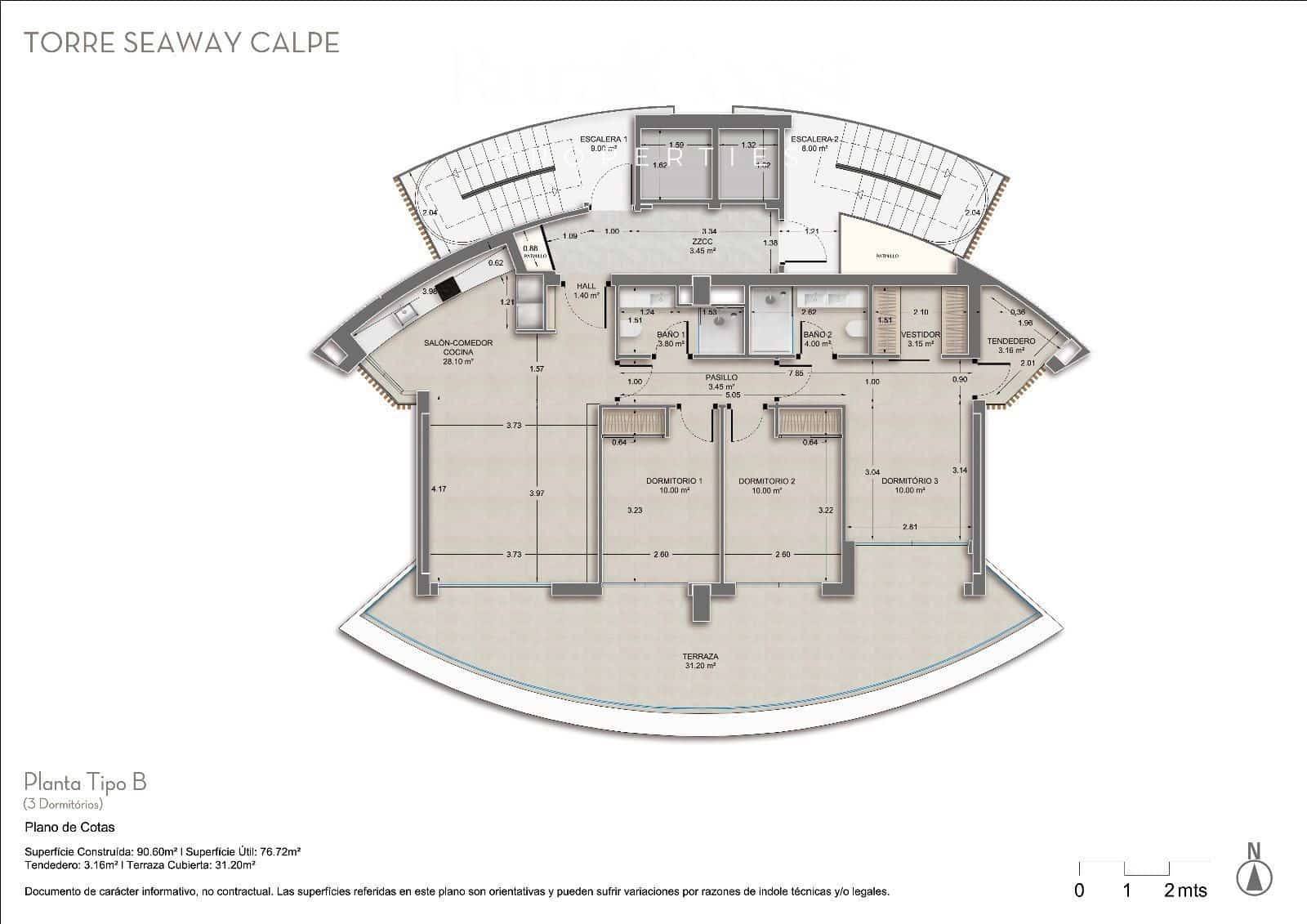 Piso de 3 habitaciones en Calpe / Calp en venta con piscina garaje - 524.000 € (Ref: 8471785)