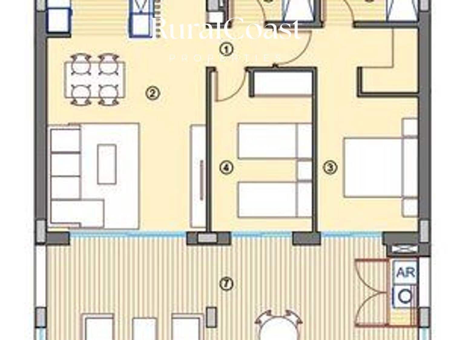 2 slaapkamer Flat te koop in Muchamiel / Mutxamel met zwembad garage - € 266.000 (Ref: 8842495)