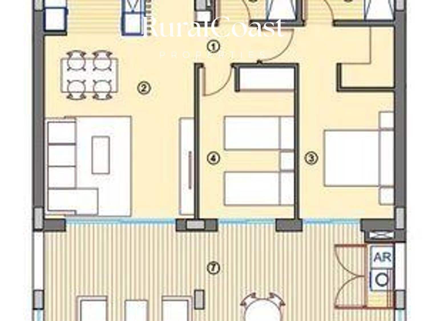 2 slaapkamer Flat te koop in Muchamiel / Mutxamel met zwembad garage - € 266.000 (Ref: 8842495)