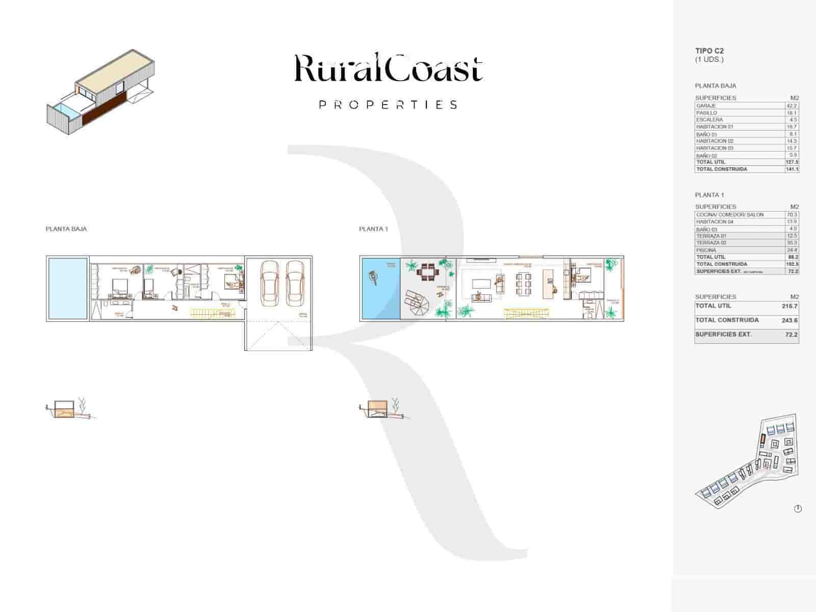 4 soveværelse Byhus til salg i Muchamiel / Mutxamel med swimmingpool garage - € 1.450.000 (Ref: 8843617)