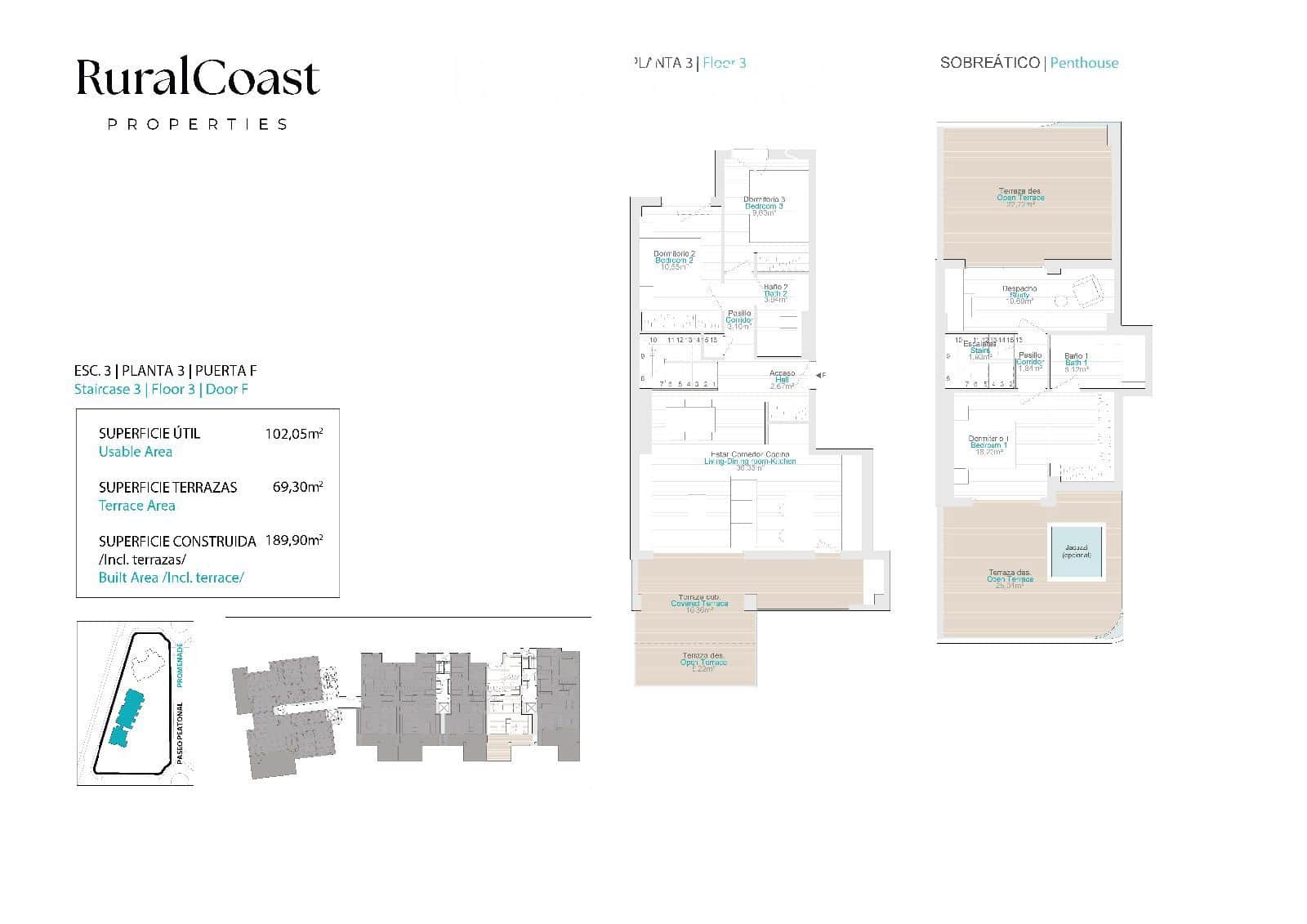 3 camera da letto Attico in vendita in La Villajoyosa / Vila Joiosa con piscina garage - 651.500 € (Rif: 8887242)