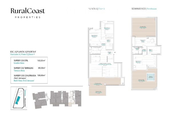 3 camera da letto Attico in vendita in Platja Vila Joiosa - Platja de Torres, La Villajoyosa / Vila Joiosa con piscina garage - 651.500 € (Rif: 8887242)
