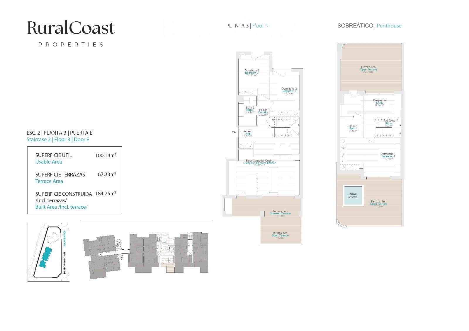 3 camera da letto Attico in vendita in La Villajoyosa / Vila Joiosa con piscina garage - 658.000 € (Rif: 8887243)