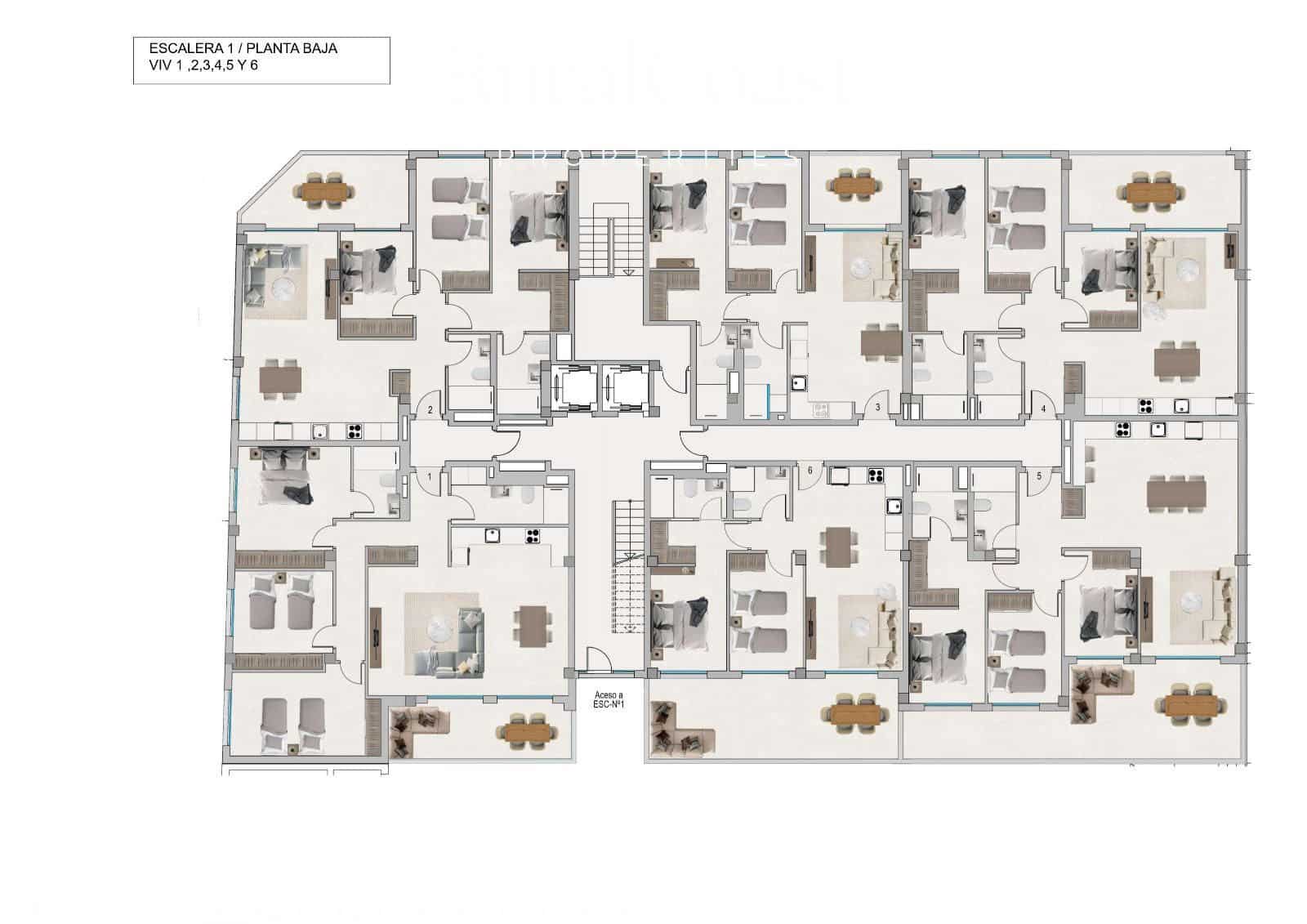 3 soveværelse Lejlighed til salg i Santa Pola med swimmingpool garage - € 290.000 (Ref: 9190207)