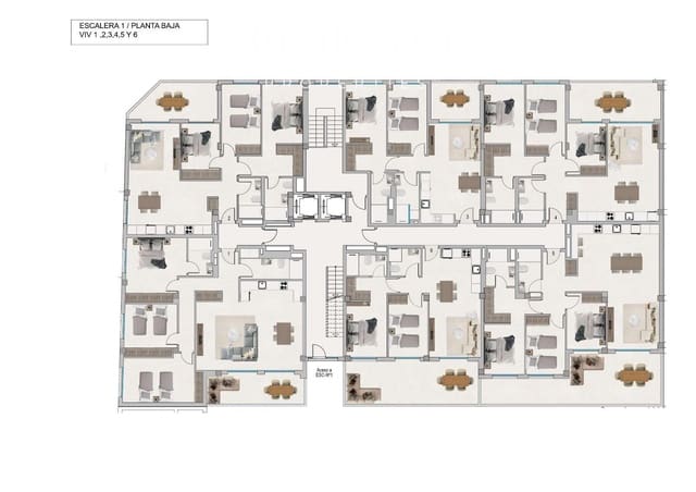 Piso de 3 habitaciones en Centro, Santa Pola en venta con piscina garaje - 290.000 € (Ref: 9190207)