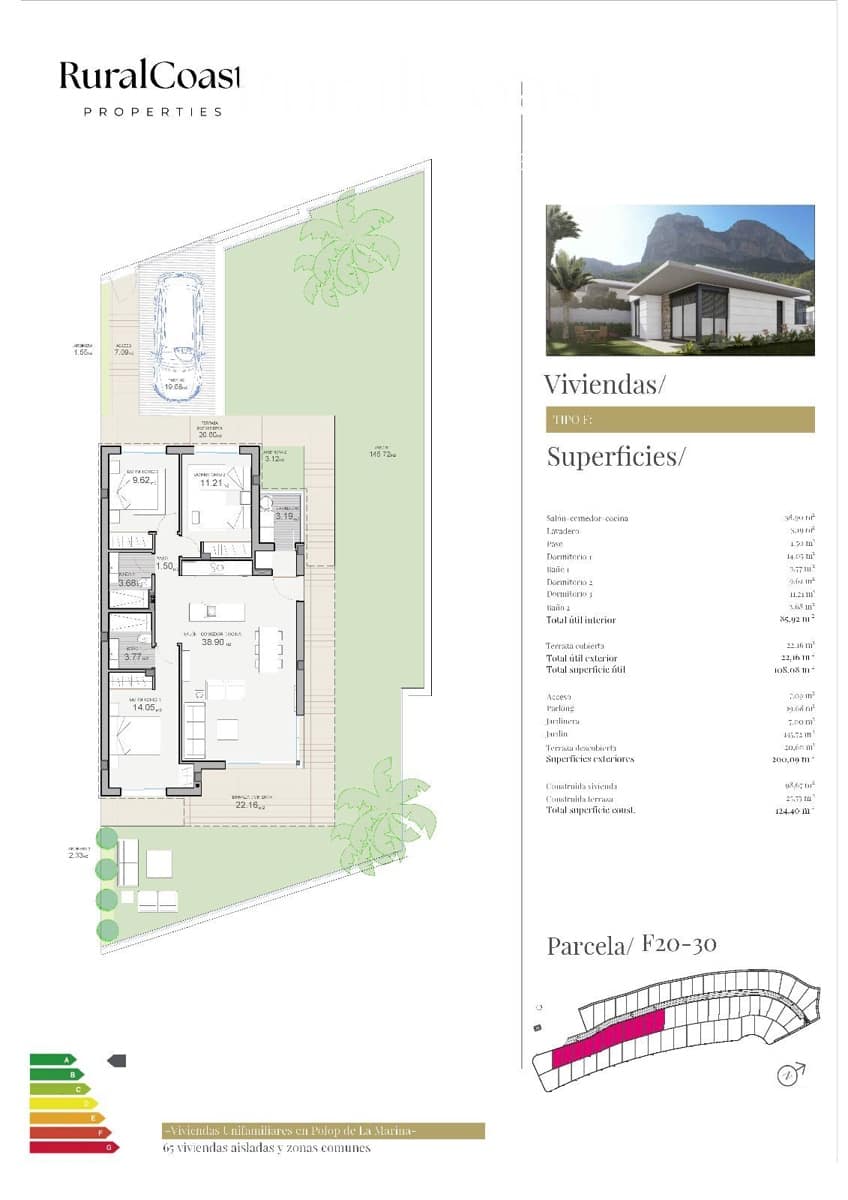 3 camera da letto Villa in vendita in Polop con piscina garage - 503.000 € (Rif: 9287132)