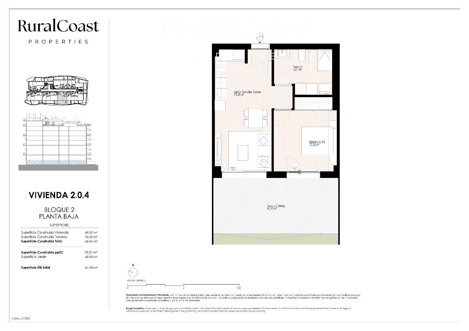 1 quarto Apartamento para venda em La Villajoyosa / Vila Joiosa com piscina - 434 000 € (Ref: 9343703)