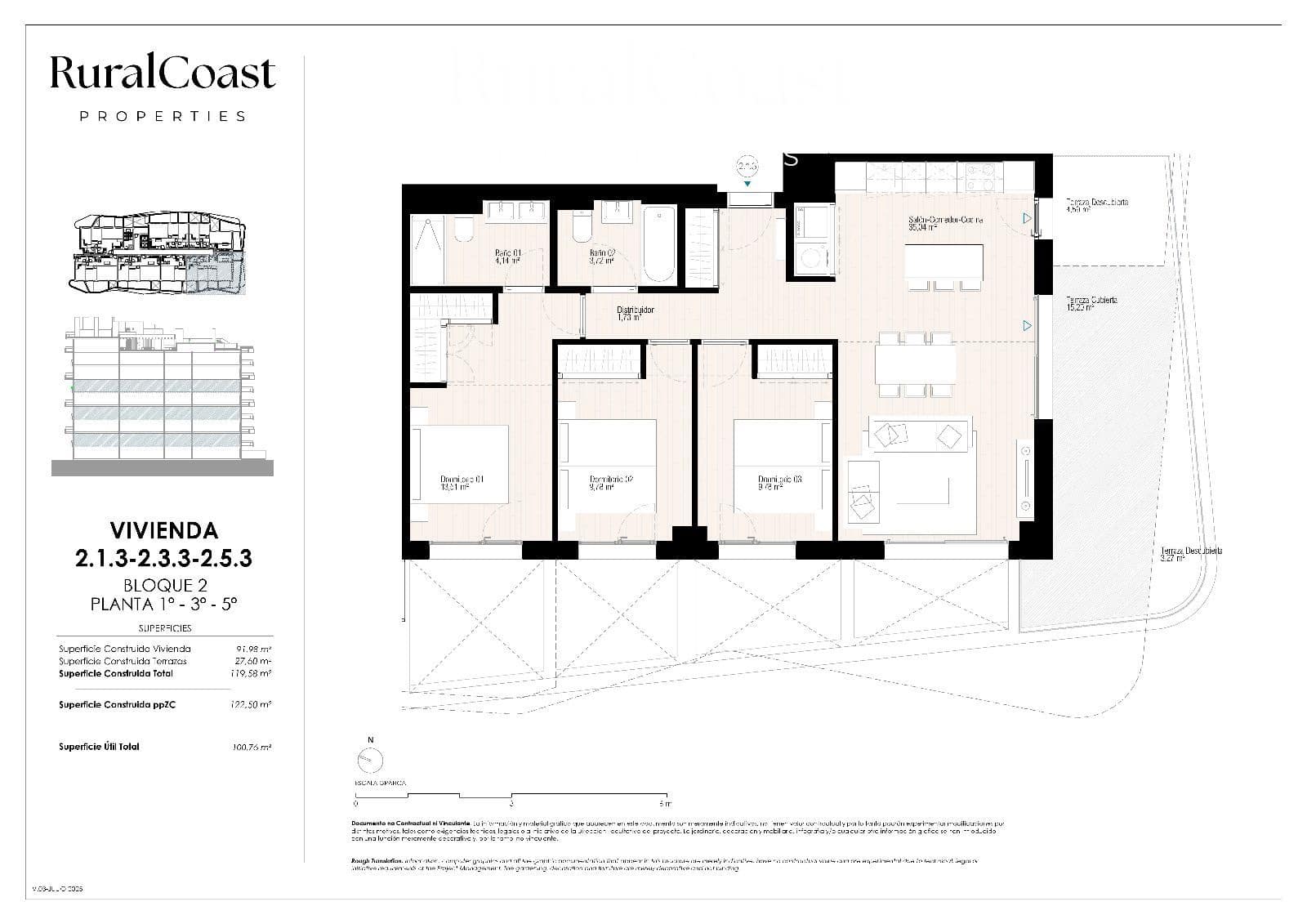 3 slaapkamer Flat te koop in La Villajoyosa / Vila Joiosa met zwembad - € 464.000 (Ref: 9343707)