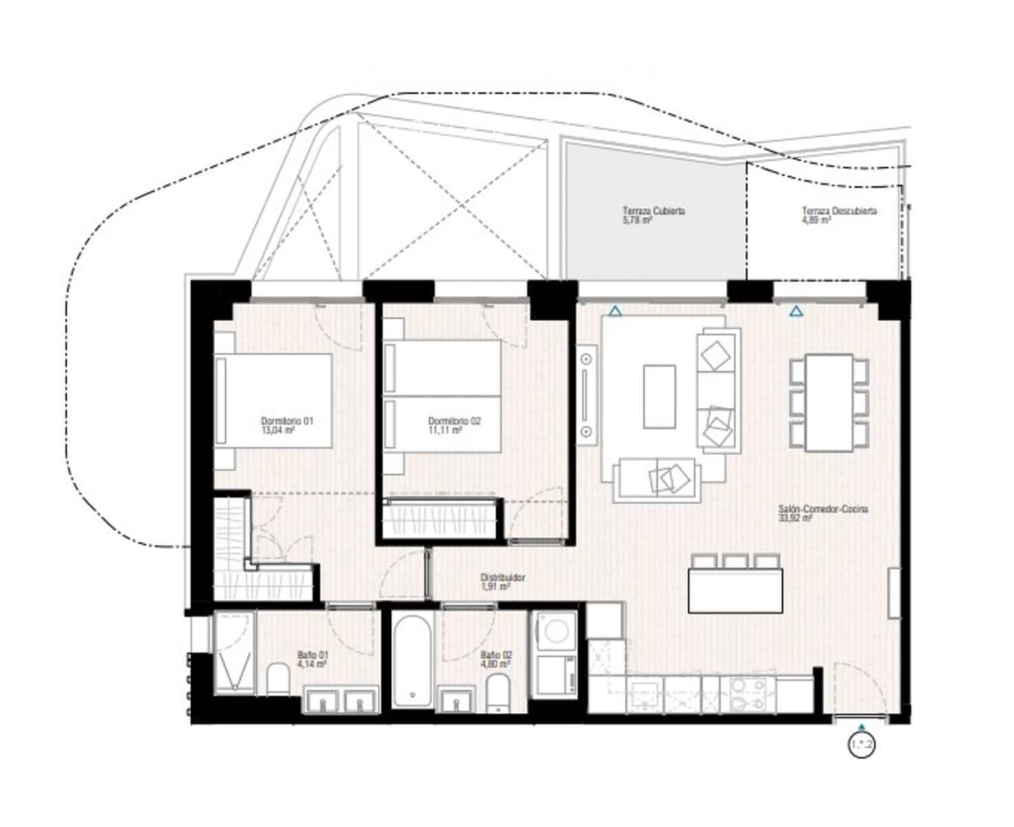 2 chambre Appartement à vendre à La Villajoyosa / Vila Joiosa avec piscine garage - 429 500 € (Ref: 9343709)
