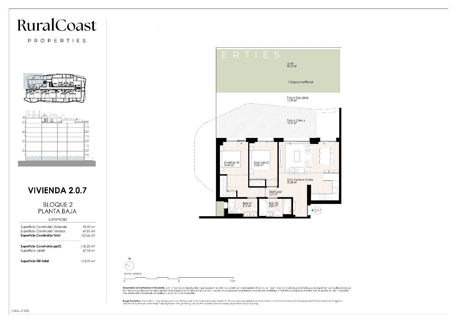 2 camera da letto Attico in vendita in La Villajoyosa / Vila Joiosa con piscina - 646.000 € (Rif: 9343900)