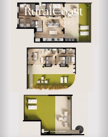 4 quarto Apartamento para venda em Balcón de Finestrat - Terra Marina, Finestrat com piscina - 570 000 € (Ref: 9344043)